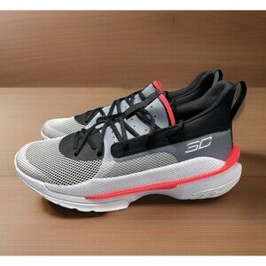 Under Armour Curry 7 UNDRTD 2019 Black Gray 3021258-100 Men Size 12.5 NEW